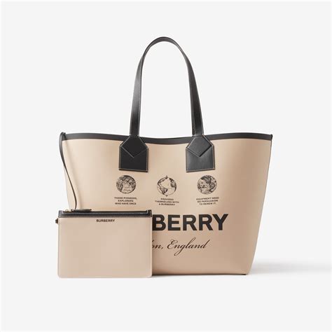 burberry large london tote bag|burberry tote bag outlet.